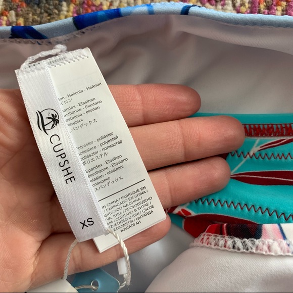 Cupshe Floral Swim Bottom Set Size XS - Picture 9 of 10